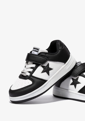CONGUITOS Shoes Unisex Black - White Star With Lights Sneakers