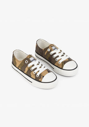 CONGUITOS Shoes Unisex Camouflage Canvas Sneakers