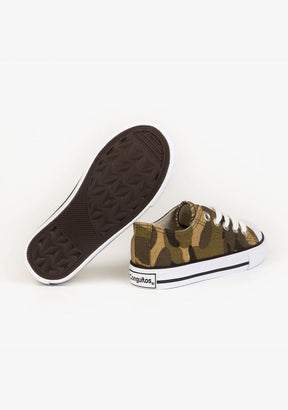 CONGUITOS Shoes Unisex Camouflage Canvas Sneakers
