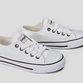 CONGUITOS Shoes Unisex Canvas White Sneakers