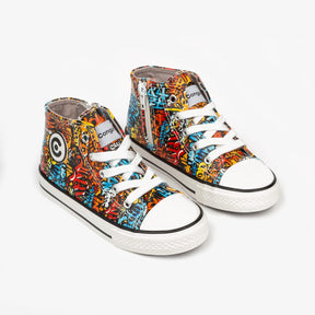 CONGUITOS Shoes Unisex Graffiti Napa Hi-Top Sneakers