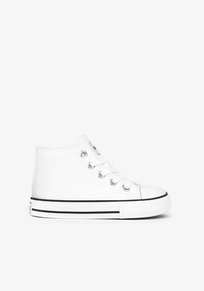 CONGUITOS Shoes Unisex Hi-top Sneakers Basic White