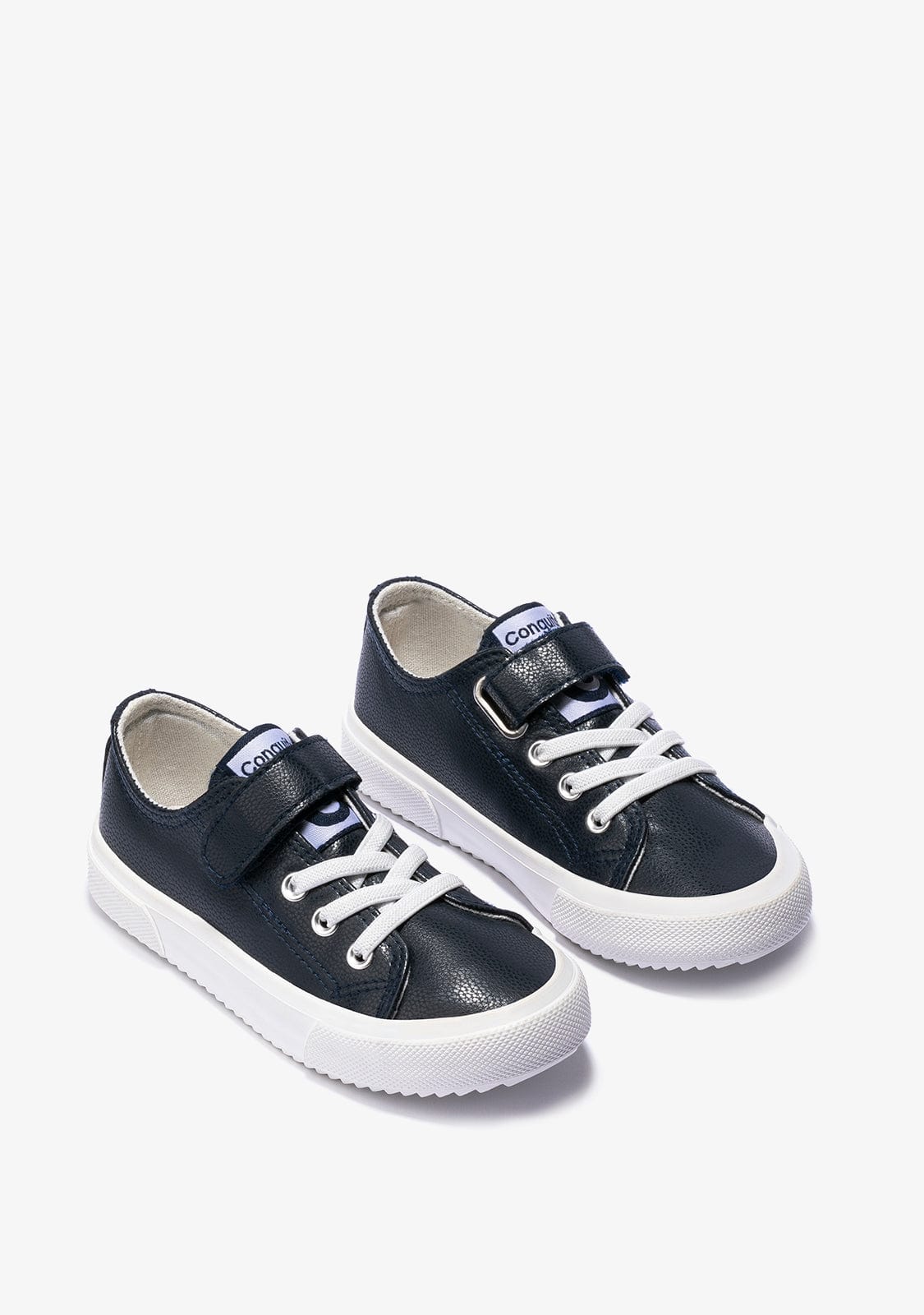 CONGUITOS Shoes Unisex Navy Adherent Strip Sneakers Micronapa