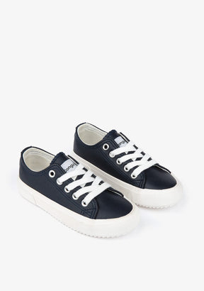 CONGUITOS Shoes Unisex Navy Napa Sneakers