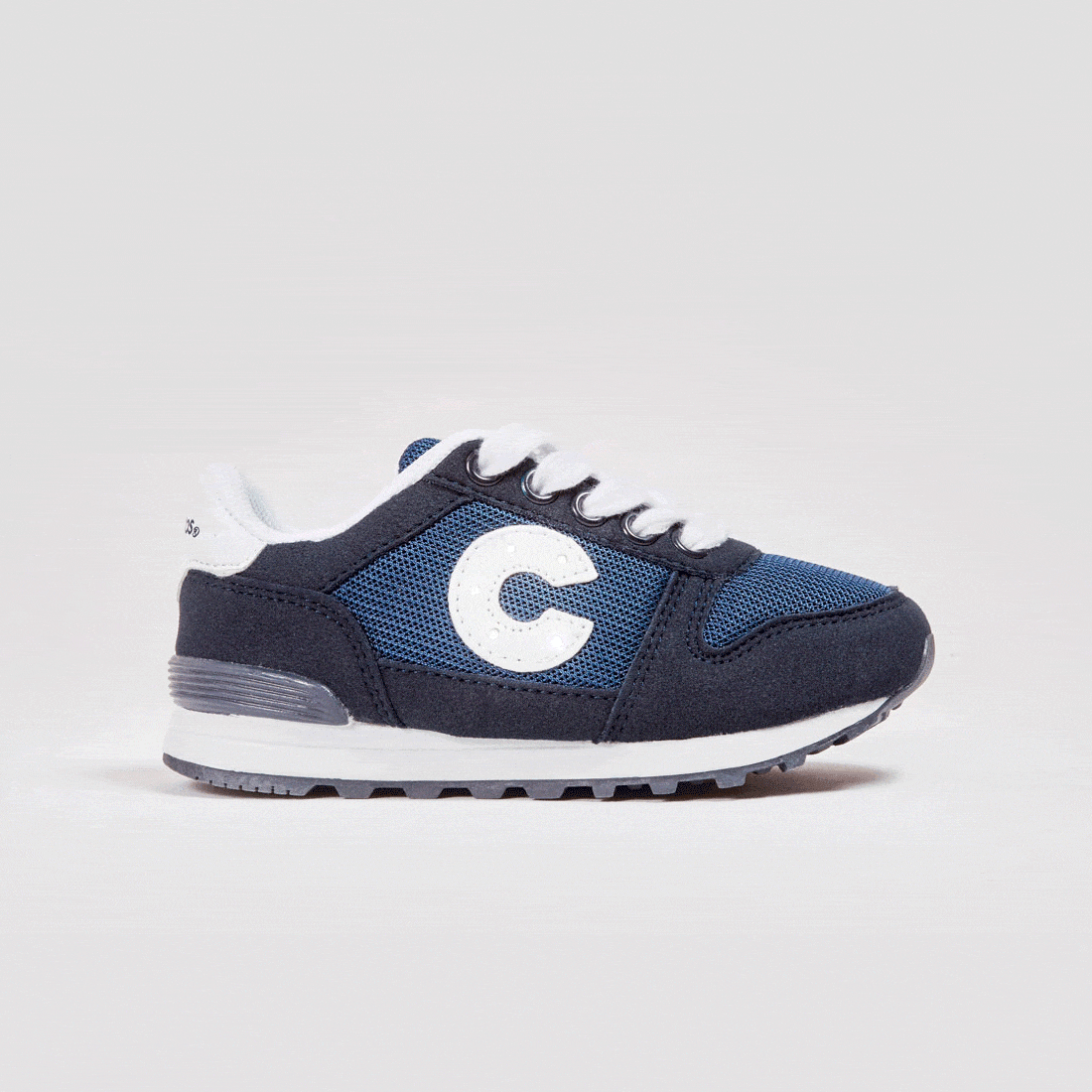 CONGUITOS Shoes Unisex Navy Sneakers with Lights