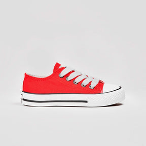 CONGUITOS Shoes Unisex Red Canvas Sneakers