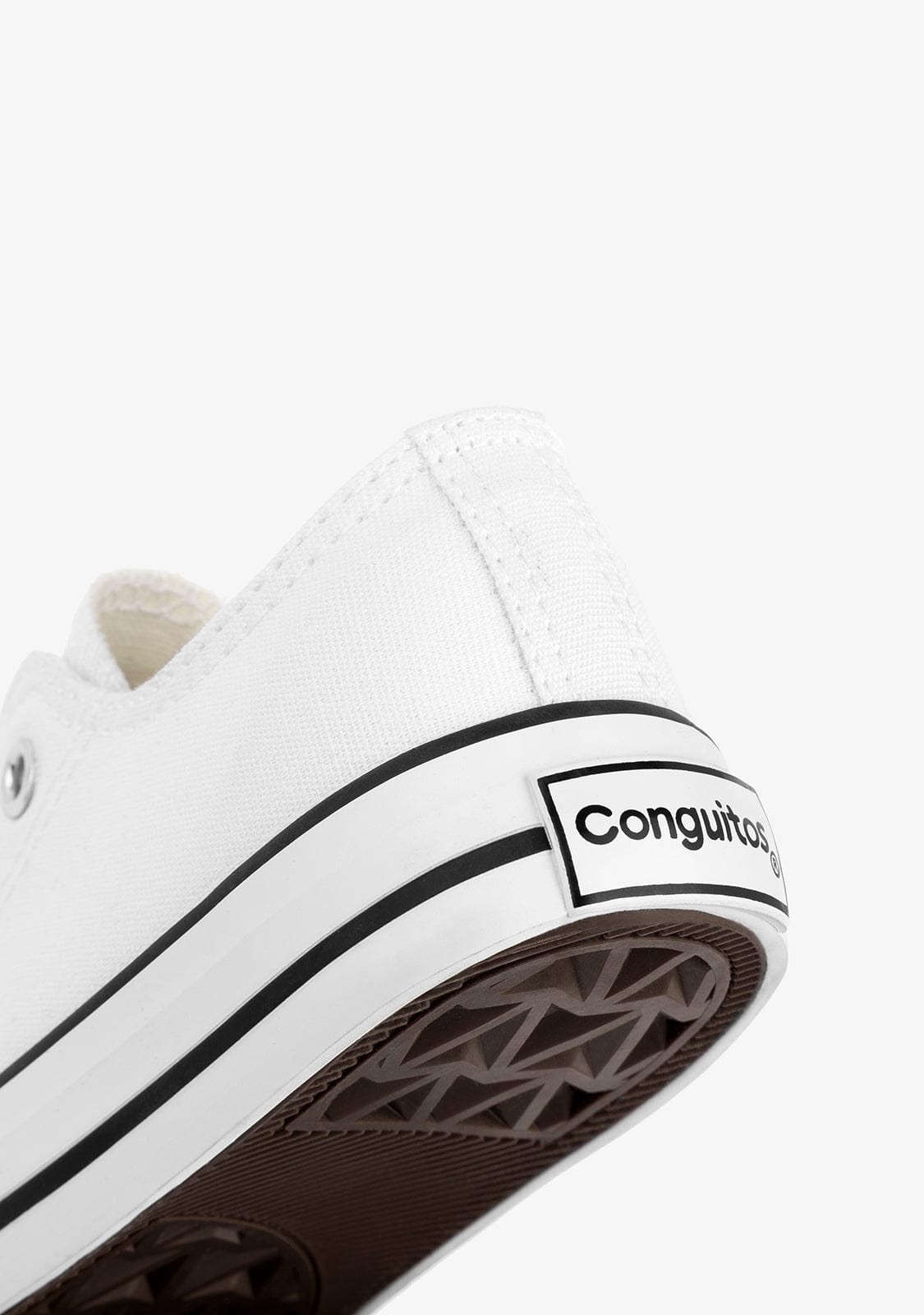 CONGUITOS Shoes Unisex White Basic Sneakers Canvas