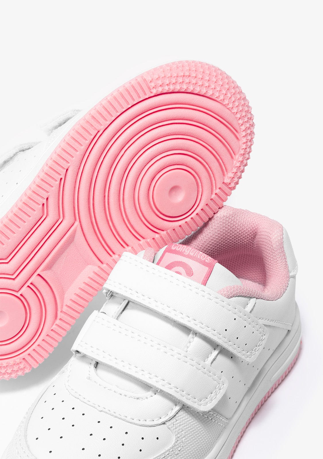 CONGUITOS Shoes Unisex White / Pink Trainers