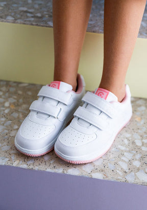 CONGUITOS Shoes Unisex White / Pink Trainers