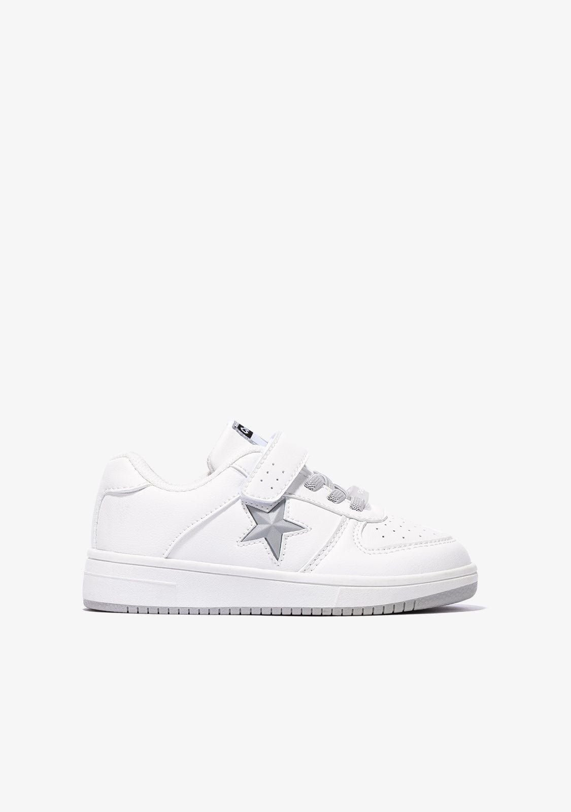 CONGUITOS Shoes Unisex White Star With Lights Sneakers