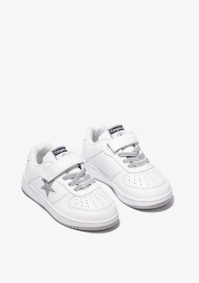 CONGUITOS Shoes Unisex White Star With Lights Sneakers