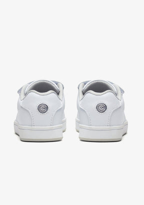 CONGUITOS Shoes Unisex White Washable Leather Trainers