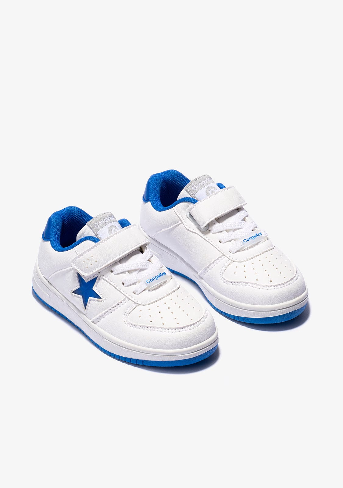 CONGUITOS Shoes Unisex White With Lights Star Sneakers Micronapa