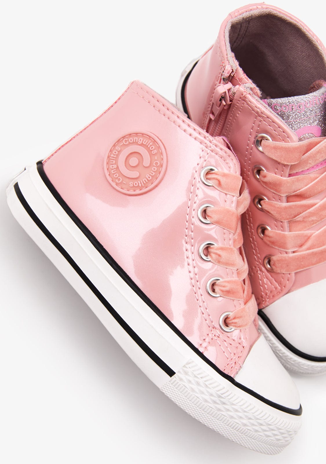 CONGUITOS Sneakers Basic Charol Pink