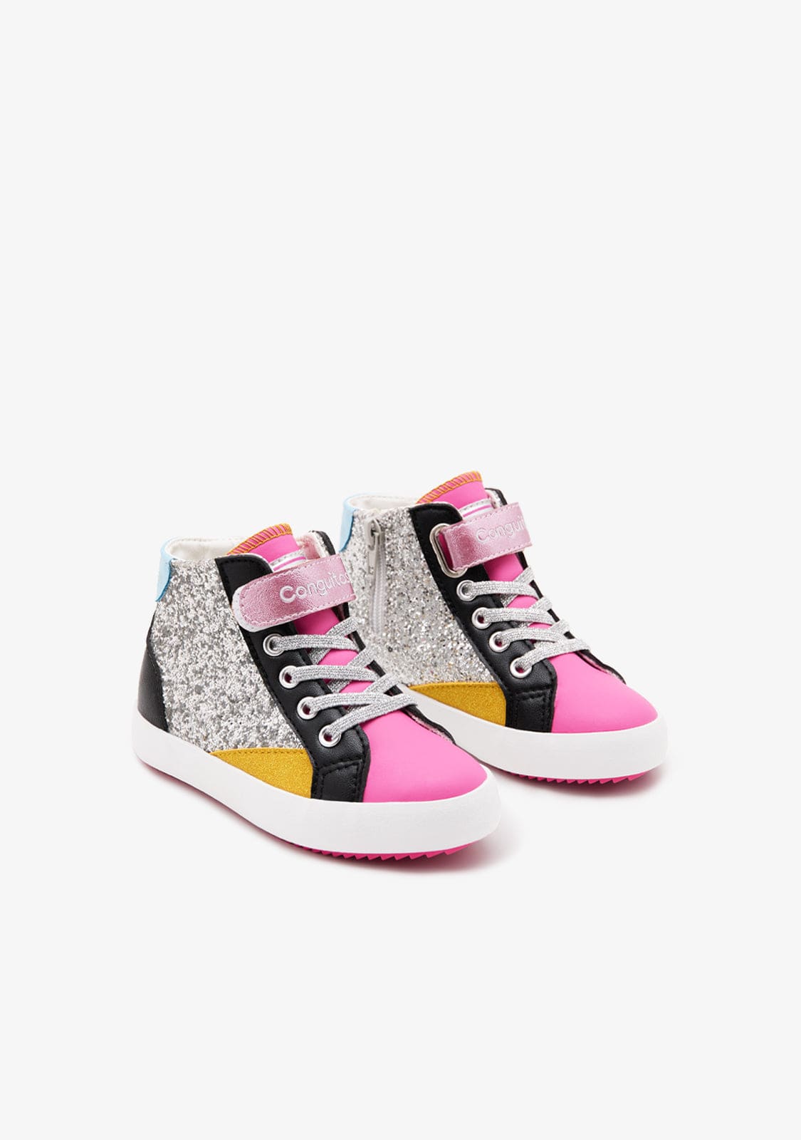 CONGUITOS Sneakers High Patchwork Multicolor