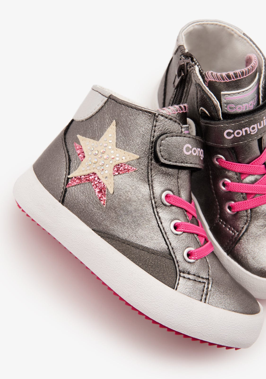 CONGUITOS Sneakers High Start Pewter