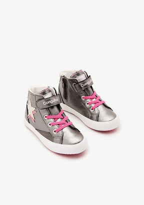 CONGUITOS Sneakers High Start Pewter