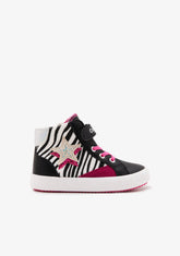 CONGUITOS Sneakers High Start Zebra Black