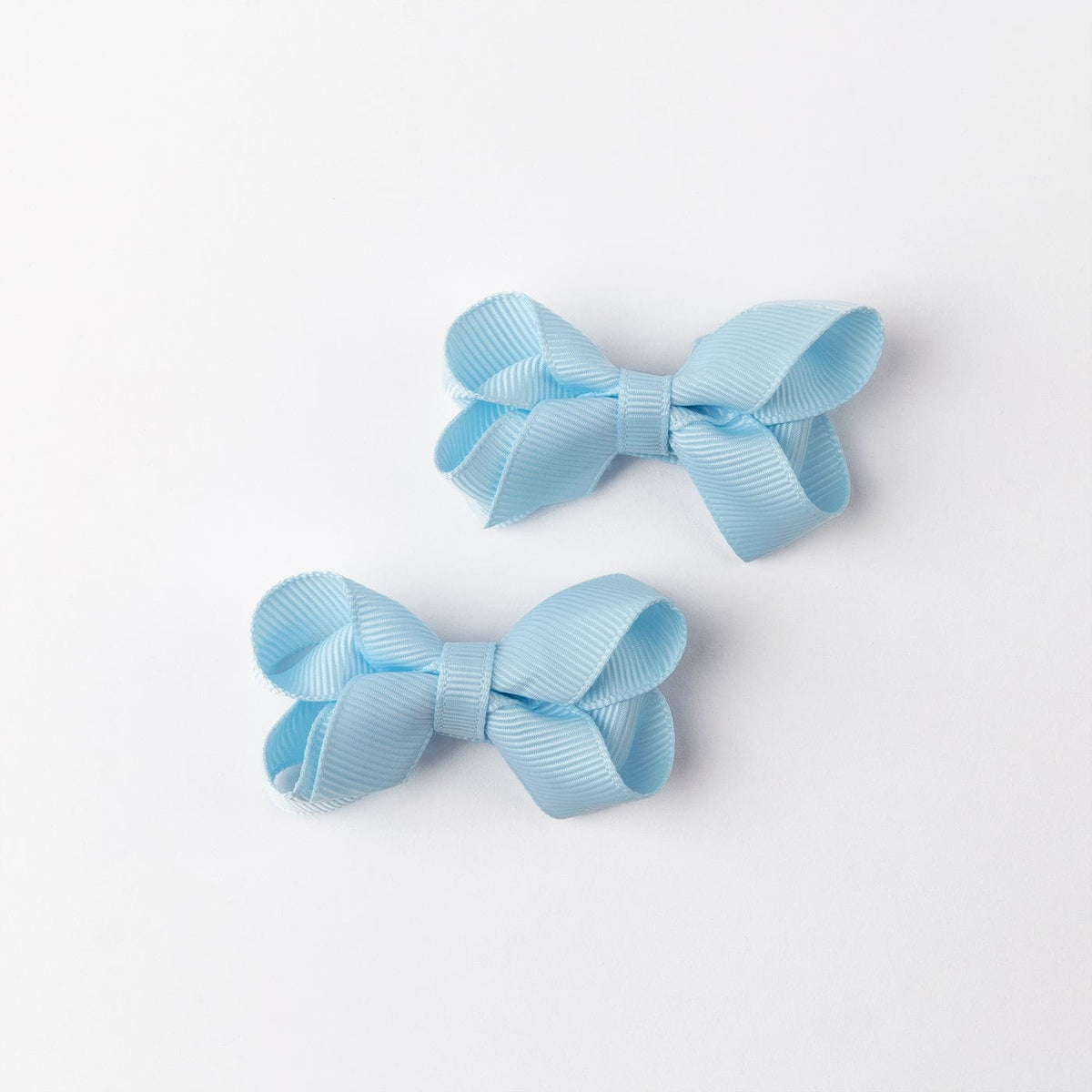 CONGUITOS TEXTIL ACCESORIOS Baby's Bluish Bow Hairpin Set