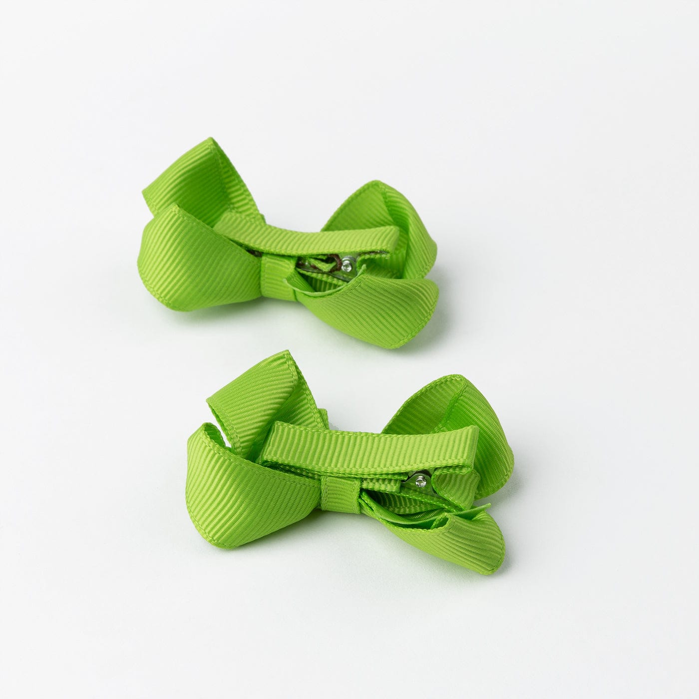 CONGUITOS TEXTIL ACCESORIOS Baby's Green Bow Hairpin Set