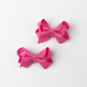 CONGUITOS TEXTIL ACCESORIOS Baby's Pink Bow Hairpin Set