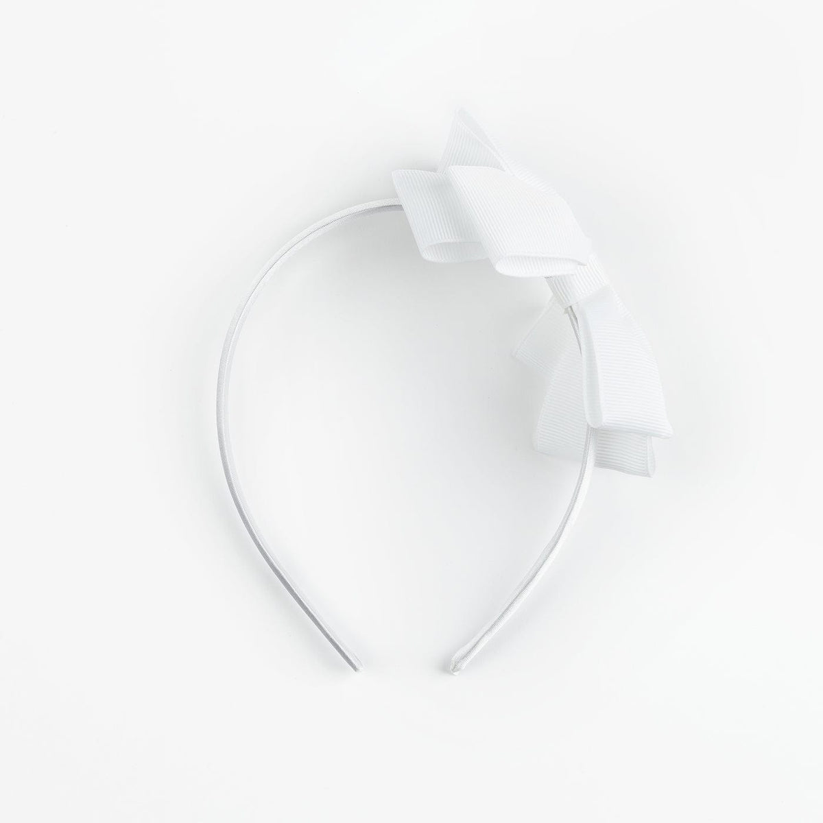 CONGUITOS TEXTIL ACCESORIOS White Bow Hairband