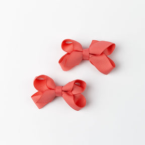 CONGUITOS TEXTIL Accessories Baby's Coral Bow Hairpin Set