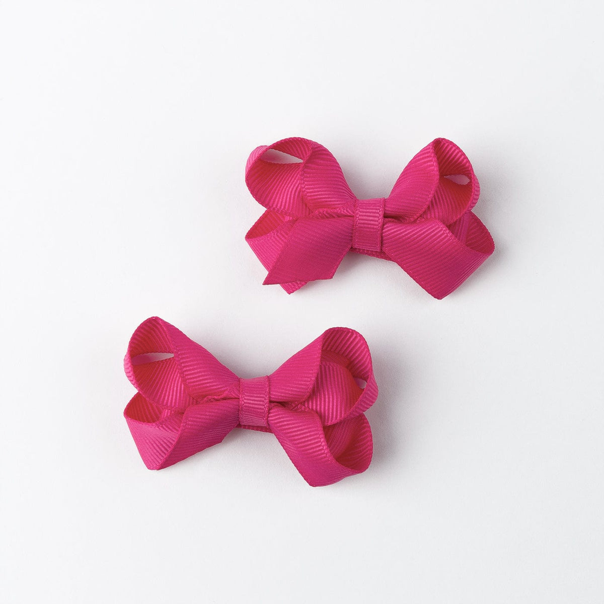 CONGUITOS TEXTIL Accessories Baby's Fuchsia Bow Hairpin Set