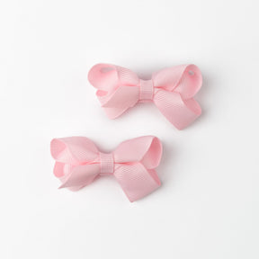 CONGUITOS TEXTIL Accessories Baby's Light Pink Bow Hairpin Set
