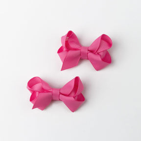 CONGUITOS TEXTIL Accessories Baby's Pink Bow Hairpin Set