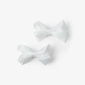 CONGUITOS TEXTIL Accessories Baby's White Bow Hairpin Set