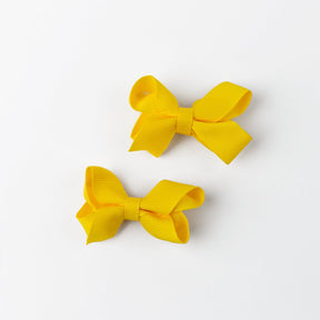 CONGUITOS TEXTIL Accessories Baby's Yellow Bow Hairpin Set