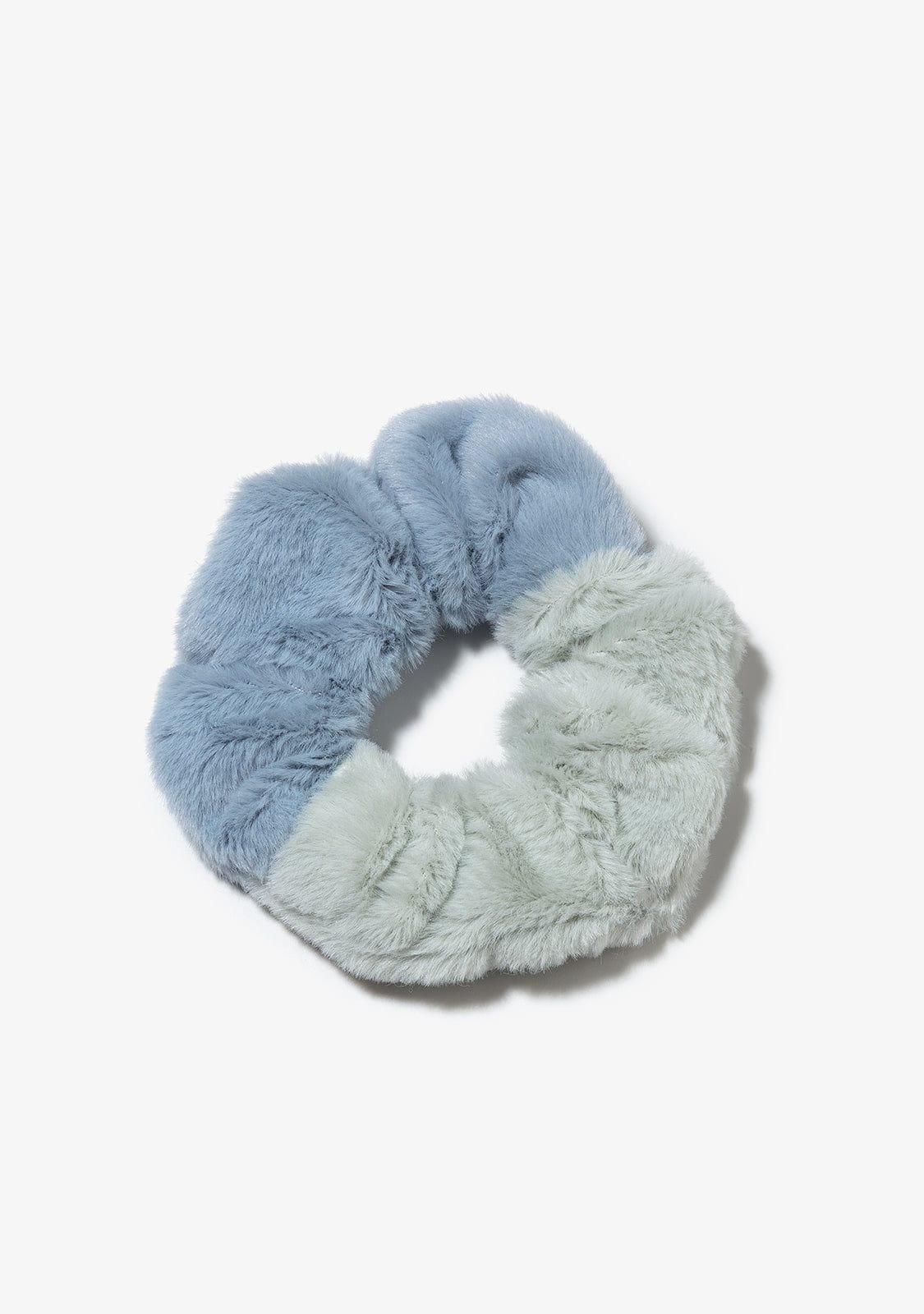 CONGUITOS TEXTIL Accessories Blue Fur Scrunchies