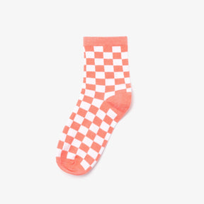 CONGUITOS TEXTIL Accessories Coral Checkerboard Design Sock