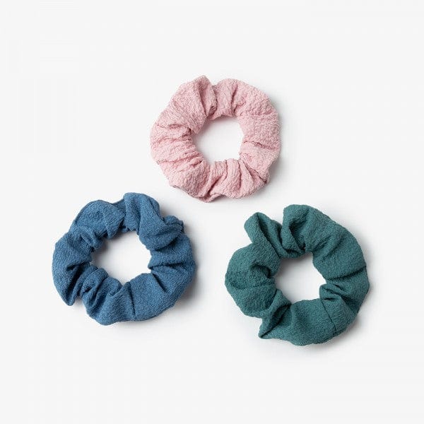 CONGUITOS TEXTIL Accessories Denim Multi Scrunchies Set