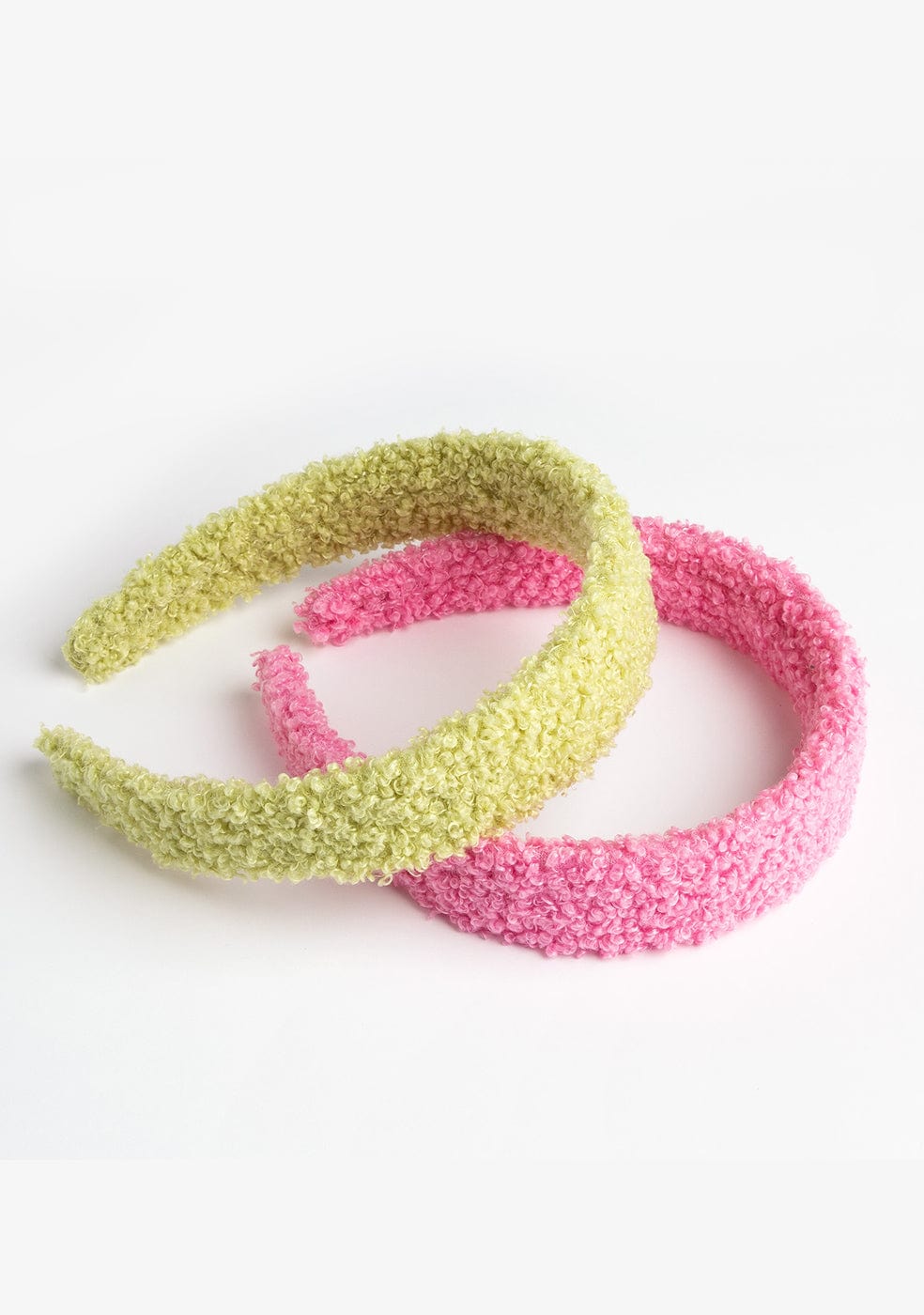 CONGUITOS TEXTIL Accessories Fur Pink/Green Headband Set