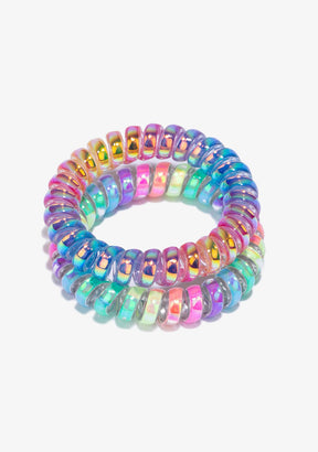 CONGUITOS TEXTIL Accessories Glass Spiral Hair Rainbow Set