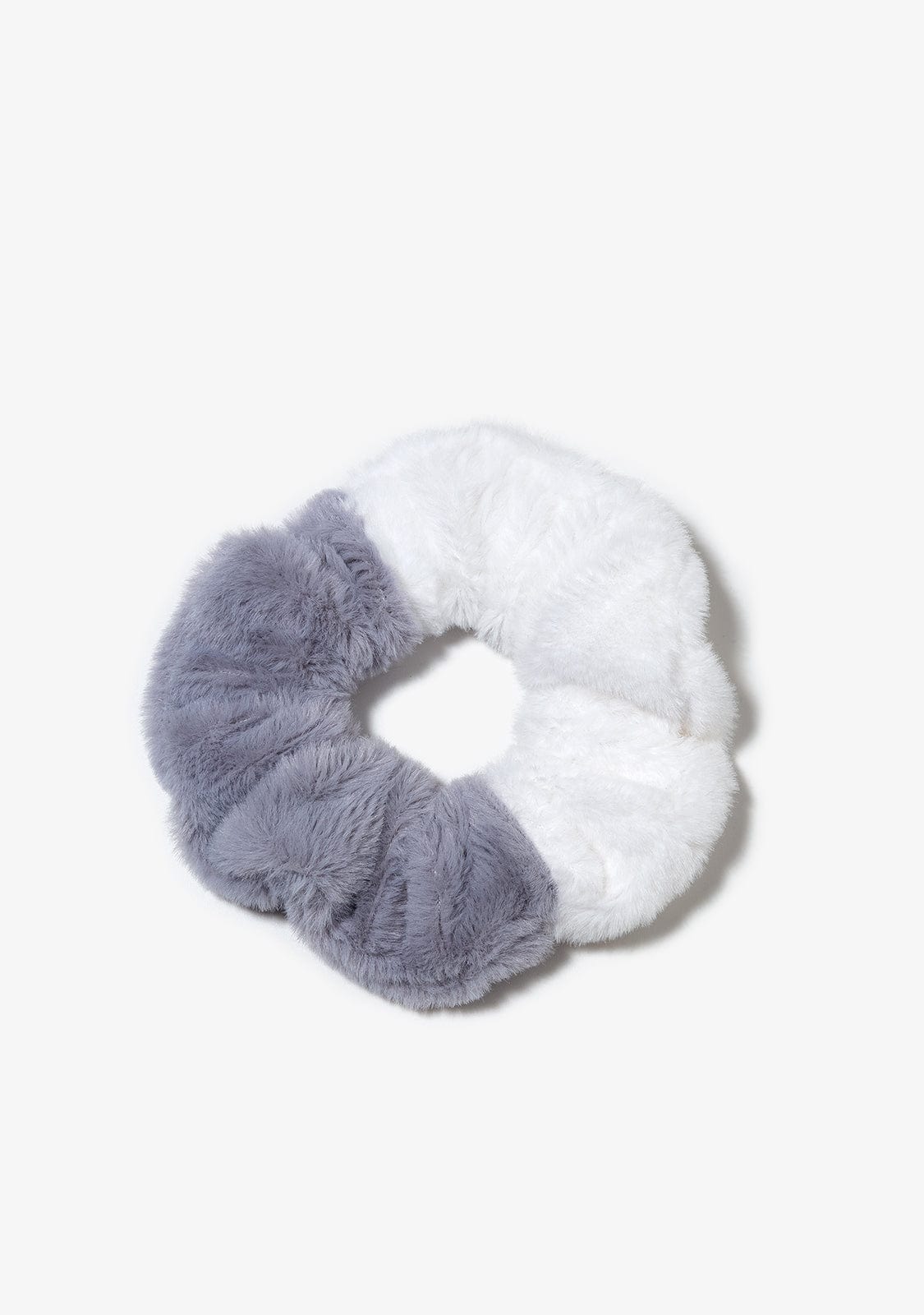 CONGUITOS TEXTIL Accessories Grey Fur Scrunchies