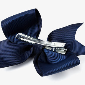 CONGUITOS TEXTIL Accessories Navy Bow Hairpin