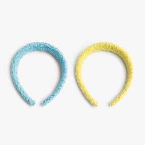 CONGUITOS TEXTIL Accessories Teddy Yellow/Light Blue Headband Set