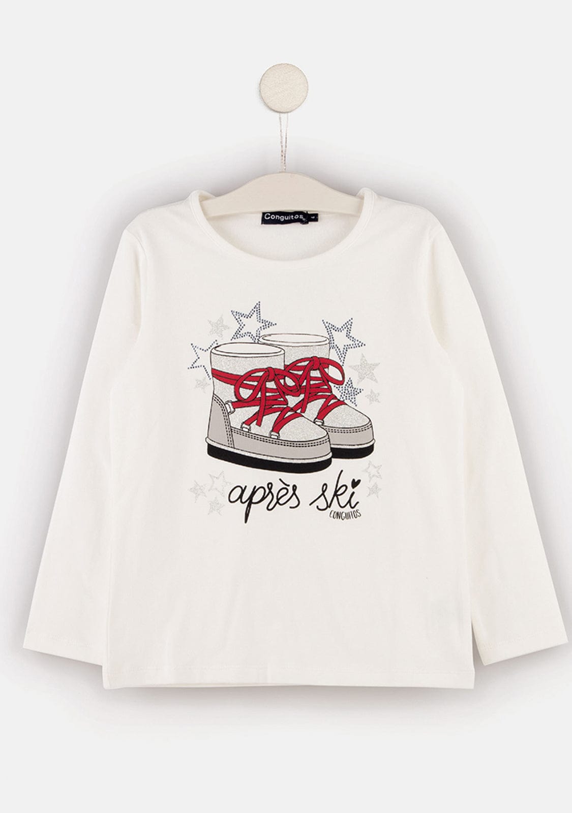CONGUITOS TEXTIL Clothing Girl's "Australian Boots" T-shirt