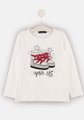 CONGUITOS TEXTIL Clothing Girl's "Australian Boots" T-shirt