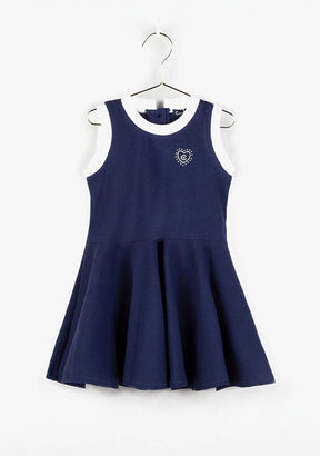 CONGUITOS TEXTIL Clothing Girl's Blue Skater Dress