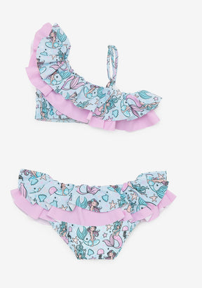 CONGUITOS TEXTIL Clothing Girl's Bluish Mermaid Bikini