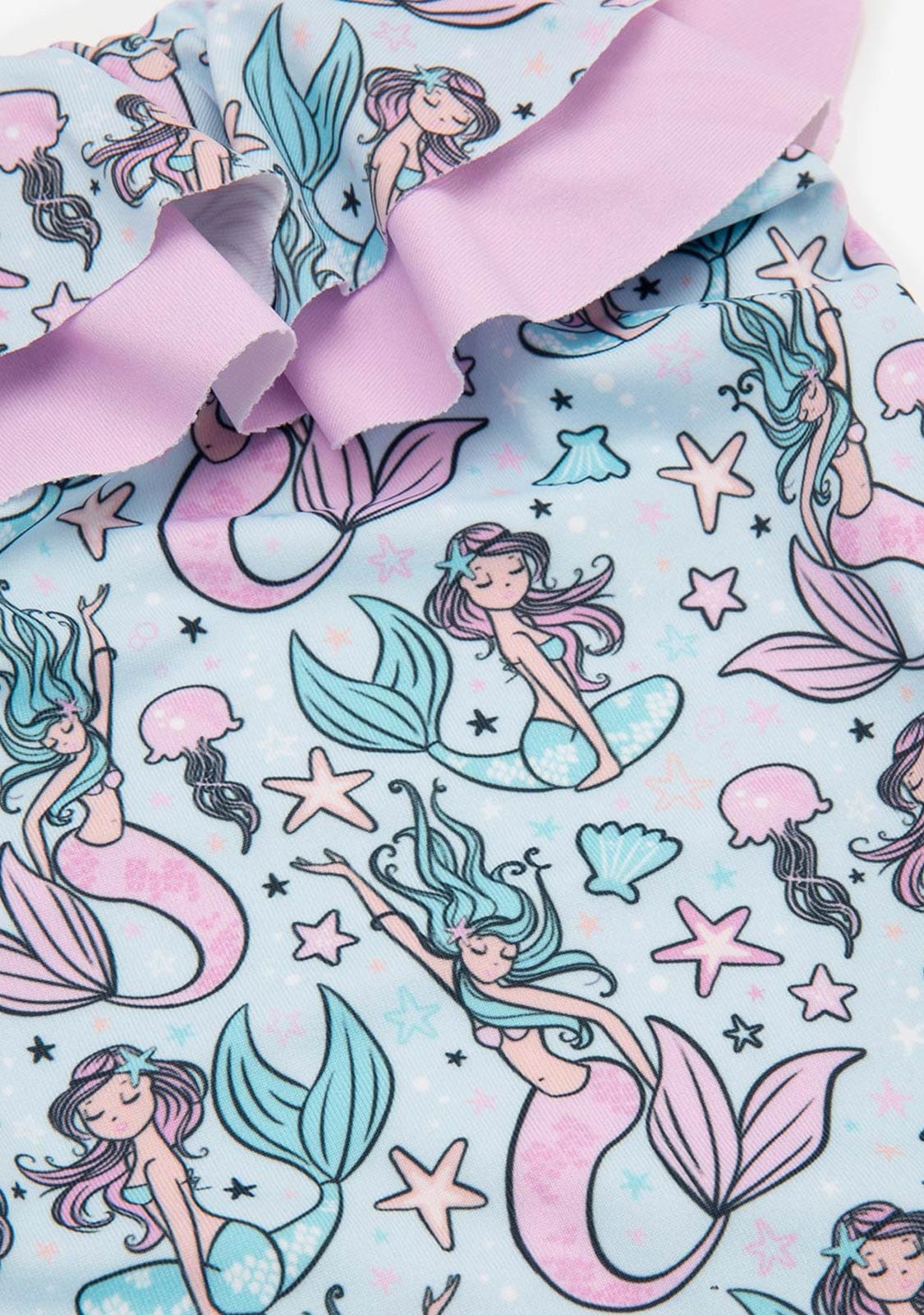 CONGUITOS TEXTIL Clothing Girl's Bluish Mermaid Swimsuit