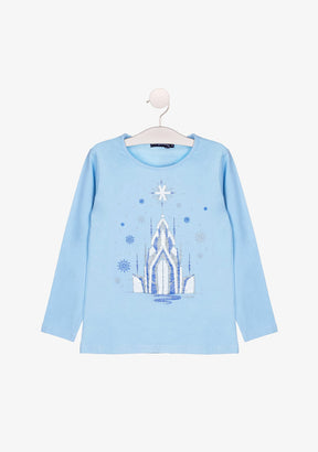 CONGUITOS TEXTIL Clothing Girl's Fantasy Bluish Shirt