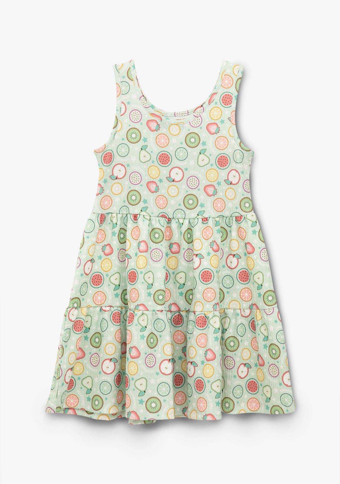 CONGUITOS TEXTIL Clothing Girl´s Fruit Print Mint Conguitos Dress