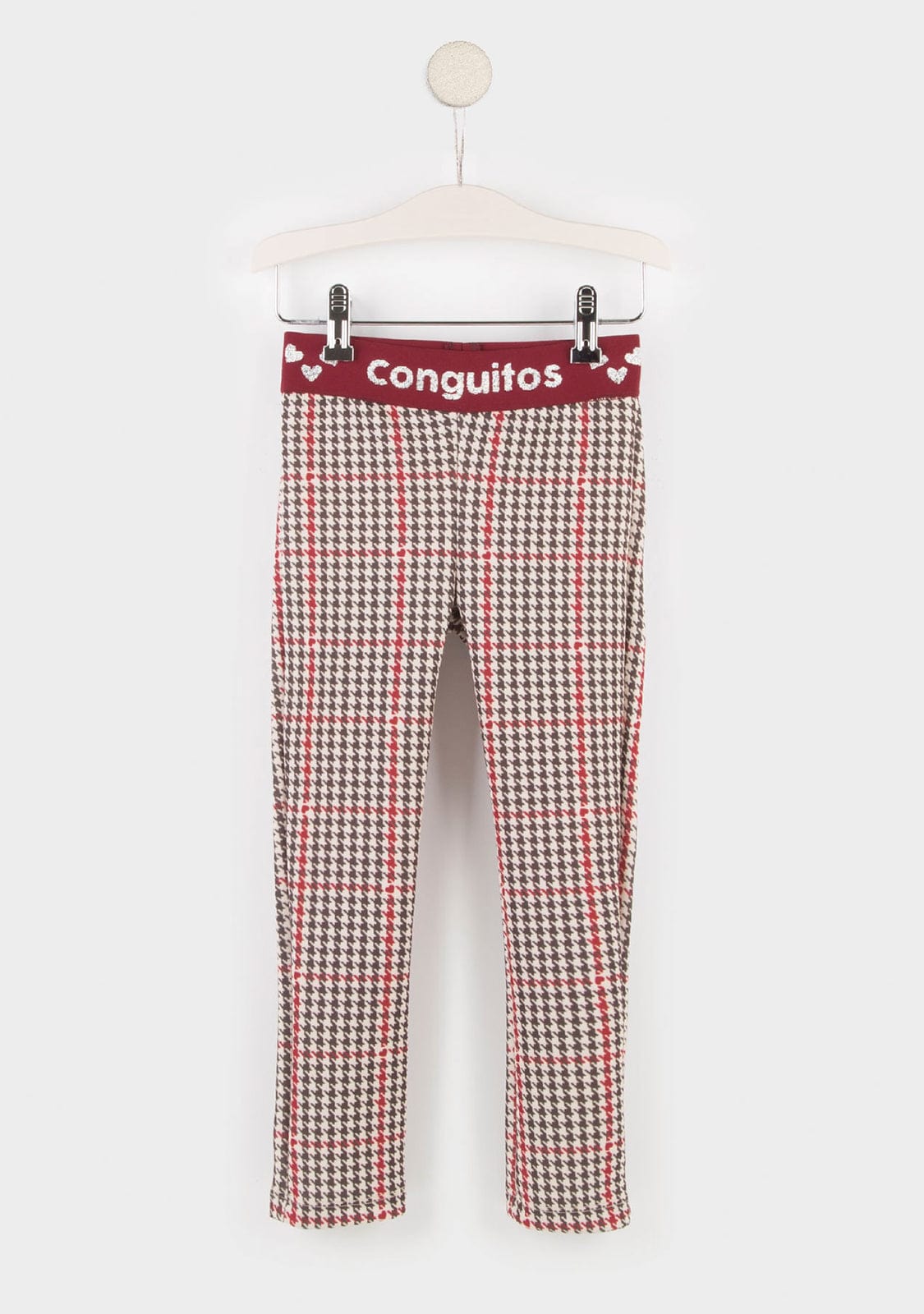 CONGUITOS TEXTIL Clothing Girl's Houndstooth Neoprene Leggings