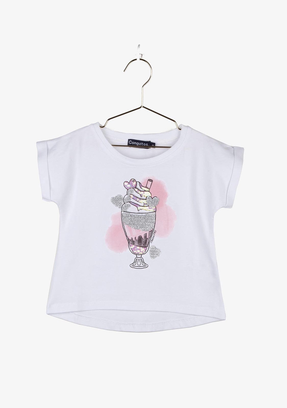 CONGUITOS TEXTIL Clothing Girl's "Ice Cream" T-shirt