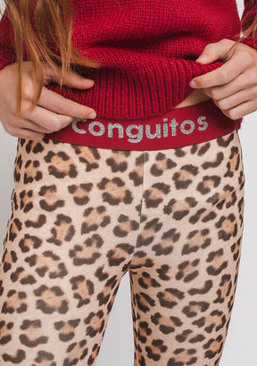 CONGUITOS TEXTIL Clothing Girl's Leopard Neoprene Leggings